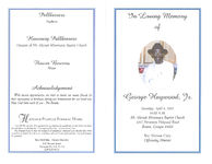 In loving memory of George Haywood, Jr., Saturday, April 6, 2013, 11:00 a.m., Mt. Moriah Missionary Baptist Church, 3212 Parramore Fishpond Road, Boston, Georgia 31626, Rev. Norman Clary, officiating minister