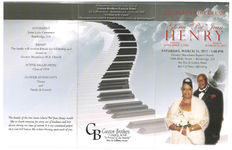 Celebrating the life of Gloria "Pat" Jean Henry, Saturday, March 24, 2012, 1:00 p.m., Greater Macedonia Baptist Church, 1006 Holly Street, Bainbridge, GA, Rev. Eric D. Collins, pastor, Rev. C.J. Henry, officiating