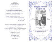 Homegoing service for Mr. Ulysees Ivey, Saturday, August 1, 2009, 4:30 p.m., Mt. Moriah Missionary Baptist Church, 3212 Parrmore Fishpond Rd., Boston, Georgia, Pastor Norman Clary