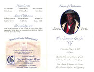 Service of celebration, Mr. Sammie Lee, Sr., "Pop", Saturday, August 8, 2009, 11:00 a.m., Aucilla Missionary Baptist Church, 8538 Hwy 122 Thomasville, Georgia, Rev. Lonnie Robinson, Jr., pastor, Rev. Ananias Hopkins, III, officiating