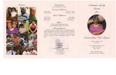 Celebration of life service for Jeanette Glenn "Mu" Maynor, Saturday, August 4, 2012, 11:00 a.m., St. Luke Primitive Baptist Church, 148 St. Luke Lane, Reno, Georgia, Elder Larry Brown, pastor, Elder Moses Harrison, officiating