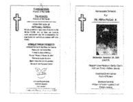 Homegoing services for Mr. Milton McGee, Jr., Wednesday, November 24, 2004, 2:00 p.m., Pleasant Grove Missionary Baptist Church, 418 Love Street- Pelham, Georgia, Reverend Charles Dorsey, pastor-officiating
