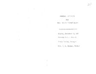 Funeral services for Mrs. Bessie Bryant Miles, Sunday, November 15, 1981, Trinity C.M.E. Church, Grady County, Georgia, Rev. T.L. Willis, pastor