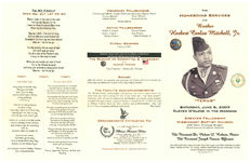 The homegoing services for Brother Herbert Carlos Mitchell, Jr., "Temus", Saturday, June 6, 2009, eleven o'clock in the morning, Greater Fellowship Missionary Baptist Church, 690 West Cypress Street, Monticello, Florida 32344, the Reverend Dr. Melvin L. Roberts, pastor, the Reverend Joseph Francis, officiant