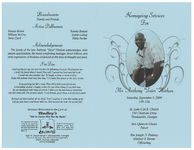 Homegoing services for Mr. Anthony "Tater" Nathan, Saturday, September 5, 2009, 1:00 p.m., St. Luke C.M.E. Church, 134 Chatham Drive, Thomasville, Georgia, Rev. Quinton Choice, pastor, Rev. Joseph D. Pinkney, Minister P. Brown, officiating