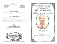 A celebration of life in memory of dea. Ezekiel Potts, Monday, August 17, 2009, 11:00 a.m., from the sancuary of First Monumental Faith Baptist Church, 3404 Gillionville Rd., Albany, GA, rev. Roosevelt Carter, Sr. pastor