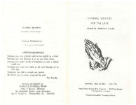Funeral services for the late Alberta Armster Ralph, Saturday, May 30, 1987 - 3:00 p.m., New Olive Grove M.B. Church - 418 Pine Street, Thomasville, Georgia, reverend Lamar Thomas, pastor