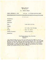 Funeral services for the late Mr. Bernard Rudolph, Sunday, September 5, 1965, 1:30 p.m., Mt. Willing Christian Church