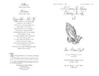 A service of memory celebrating the life of Ilene Denise Scott, Saturday, December 22, 2012, 3:00 p.m., Silverhill Missionary Baptist Church, Coolidge, Georgia, rev. Dr. Warren C. Hope, pastor officiating