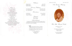 In loving memory of Ella Mae Howard Smith, Saturday, May 14, 2011, 11:00 a.m., Trinity Missionary Baptist Church, 449 Railroad Avenue, Boston, Georgia, rev. Horace Holloway III, officiating minister