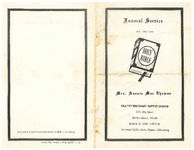 Funeral service for the late Mrs. Sussie Mae Thomas, Hilltop Missionary Baptist Church, 1273 30th Street, Riviera Beach, Florida, March 21, 1969 - 5:00 p.m., reverend Griffin Davis, pastor-officiating