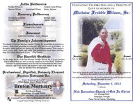 Homegoing celebration and a tribute of love in memory of minister Freddie Wilson, Sr., Saturday, December 4, 2010, 11:00 a.m., New Jerusalem Church of God in Christ, 652 Wautuga Road, Attapulgus, Georgia, pastor David Poulian, officiating