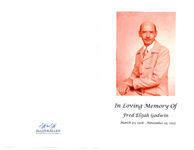 Funeral services for Fred Elijah Godwin, 89, of Thomasville will be held at 3p.m. on Saturday, November 28, 2015, at Allen & Allen Funeral Home Chapel. Rev. Lee Waller will officiate and internment will be at Laurel Hill Cemetery.