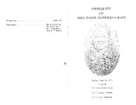 Obsequies of Mrs. Rosie Flowers Grase, Sunday, August 26, 1973, 2:30 p.m., Little Elm Baptist Church, Coffee Springs, Alabama, Rev. C. Lane, officiating