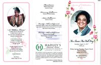 Service of Celebration for Mrs. Bessie Mae Hall King, Saturday, August 12, 2017, 11:00 a.m., Weldon Springs Missionary Baptist Church, 2729 Leary Road, Albany, GA 31721, Rev. Kelvin Hawkins, Officiating Pastor
