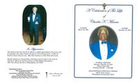 A Celebration of The Life of Charles K. Manns, Funeral Services, Saturday, December 21, 2013, Eleven O'clock AM, Viewing 9:00 AM- 11:00 AM, Grace Epiphany Episcopal Church, 224 E. Gowen Avenue, Philadelphia, Pennsylvania 19119