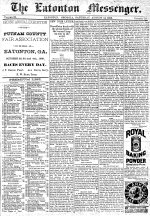 Eatonton messenger, 1889 August 31