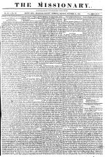 Missionary (Mount Zion, Ga.), 1822 October 21