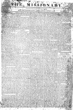 Missionary (Mount Zion, Ga.), 1823 January 13