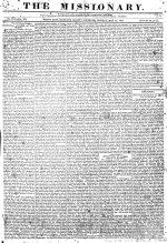 Missionary (Mount Zion, Ga.), 1825 May 30
