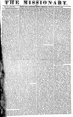 Missionary (Mount Zion, Ga.), 1825 July 18