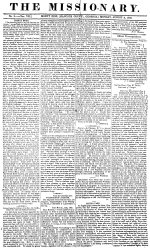 Missionary (Mount Zion, Ga.), 1825 August 8