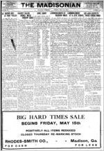 The Madisonian, 1931 May 15