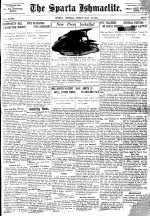 Sparta Ishmaelite, 1911 July 28