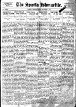 Sparta Ishmaelite, 1911 September 1