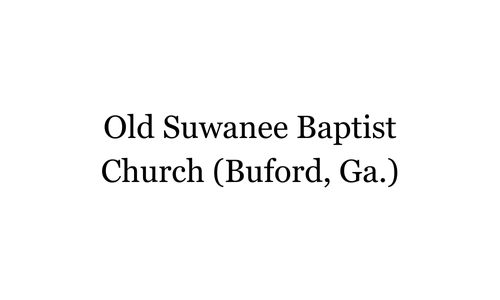Old Suwanee Baptist Church Historic Documents, Buford, Georgia Collection, 1828-1949