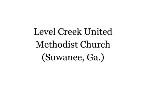 Level Creek United Methodist Church Historic Documents, Suwanee, Georgia Collection, 1881-1961